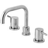 Vivid Pin Lever Phoenix Basin Set Swivel Square Outlet - Chrome